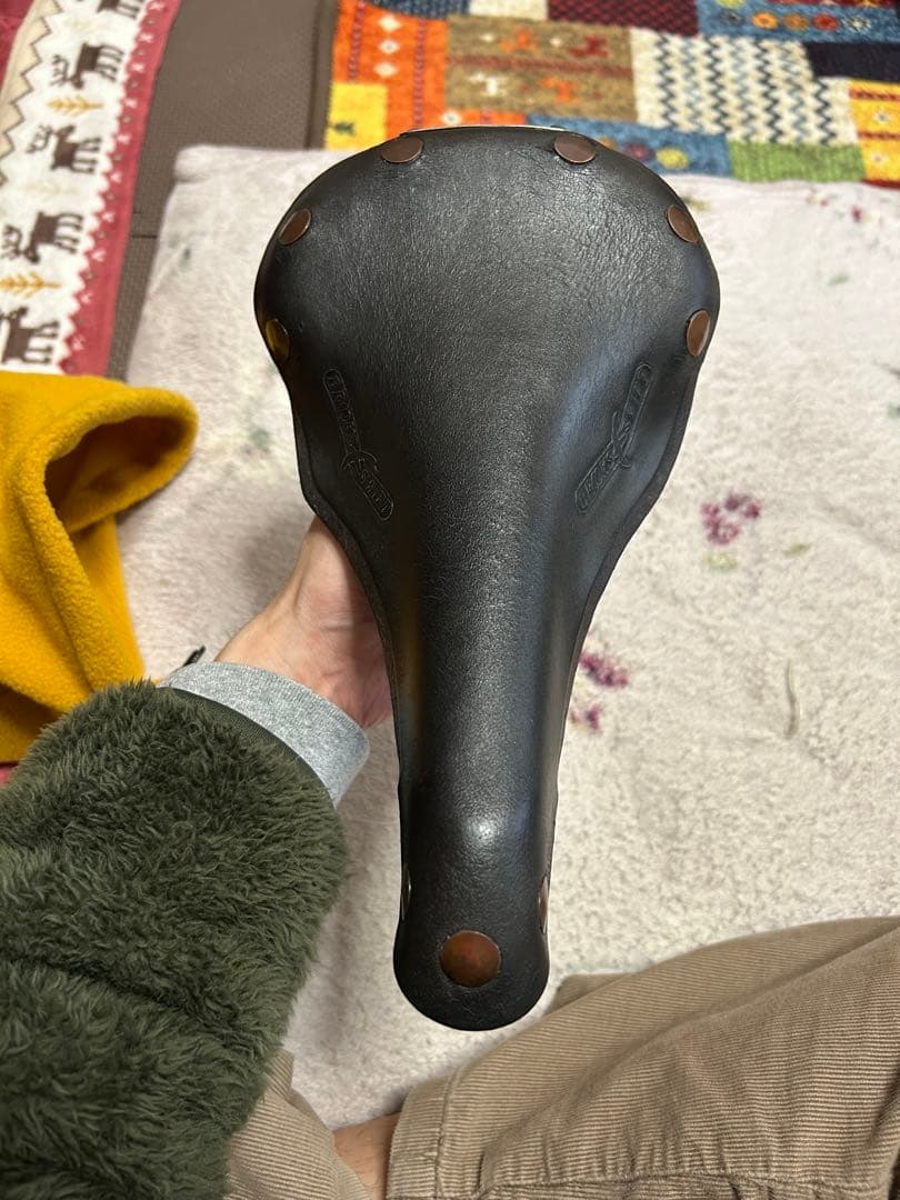 BROOKS SWIFTレザーサドル　ブラック