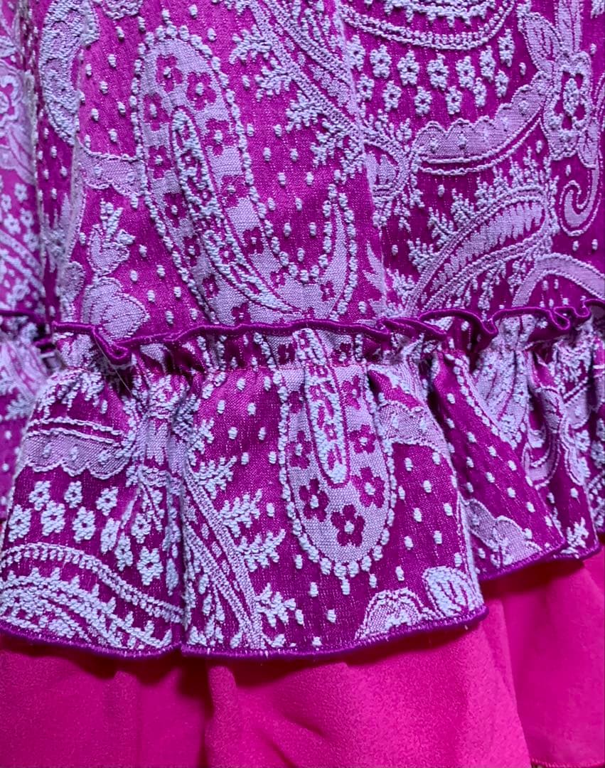 フラメンコ衣装　ソニアジョーンズ上下セットベルト付き　サイズMA