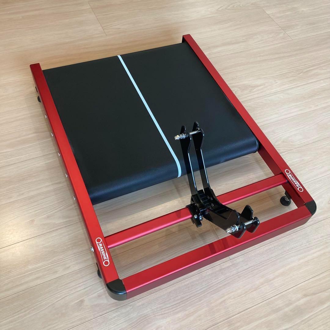 ランバイクトレーニングマシン レッド ストライダートレーニング ベルト式 室内