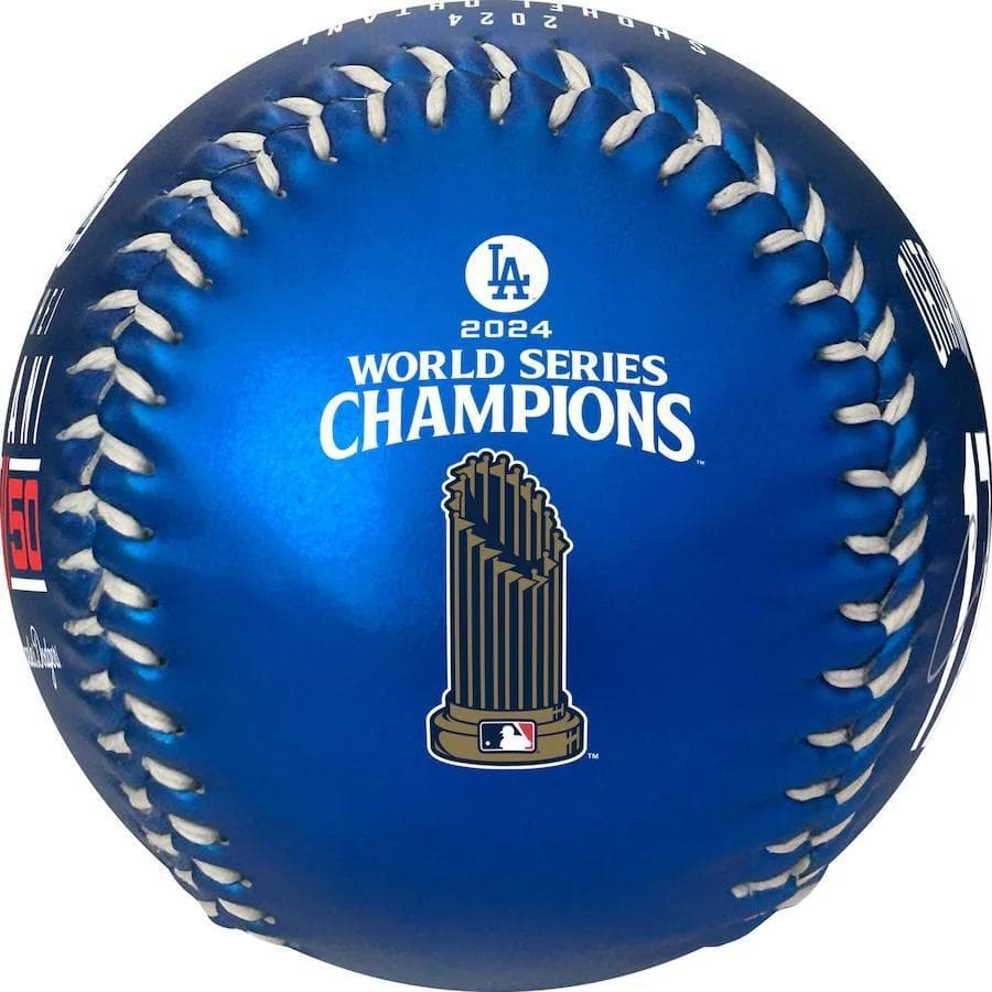 大谷翔平 2024MVP記念ボール ブルー 50/50ロゴ ドジャースMLB公式
