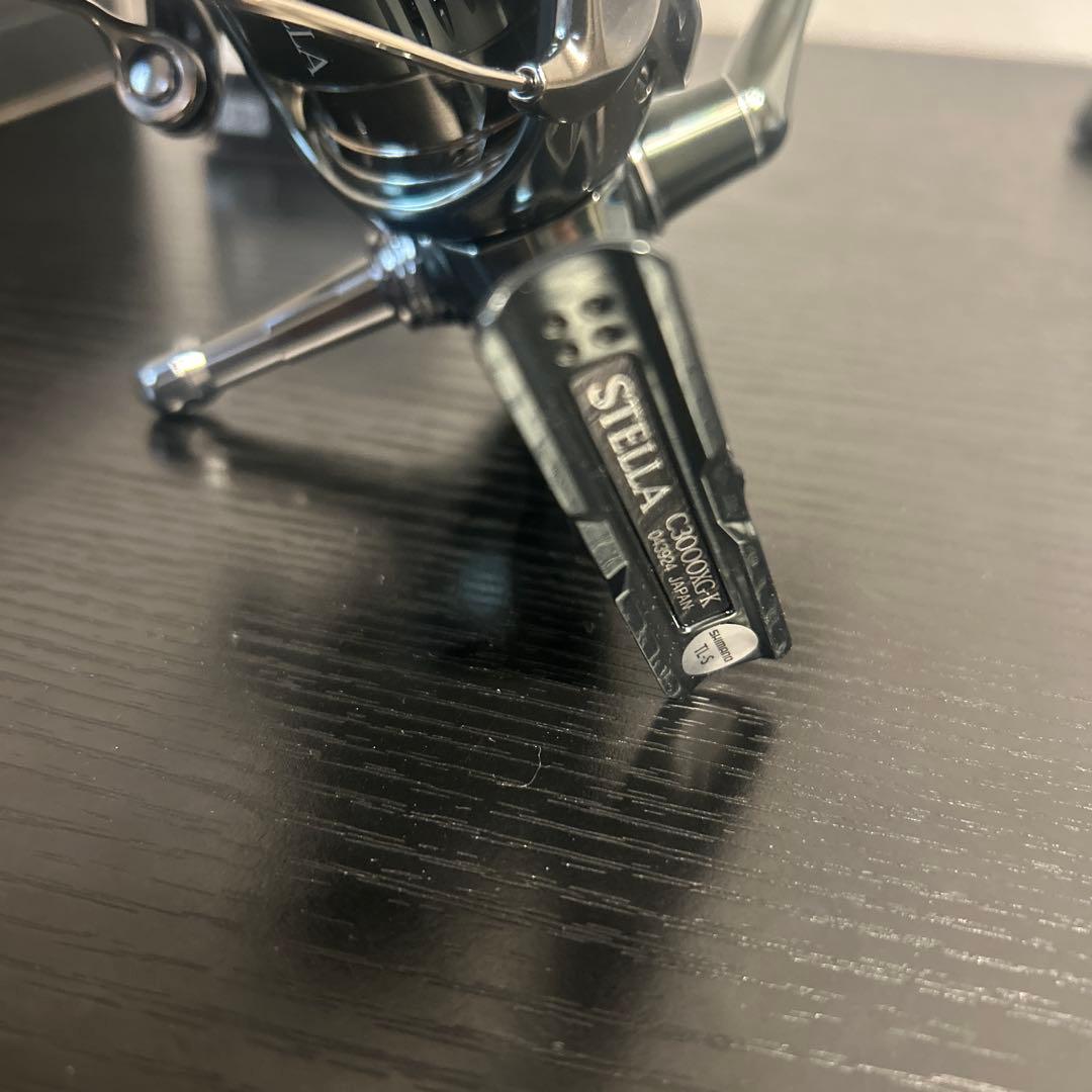 専用シマノ 22 ステラ C3000XG スピニングリール浅溝スプ−ル付き