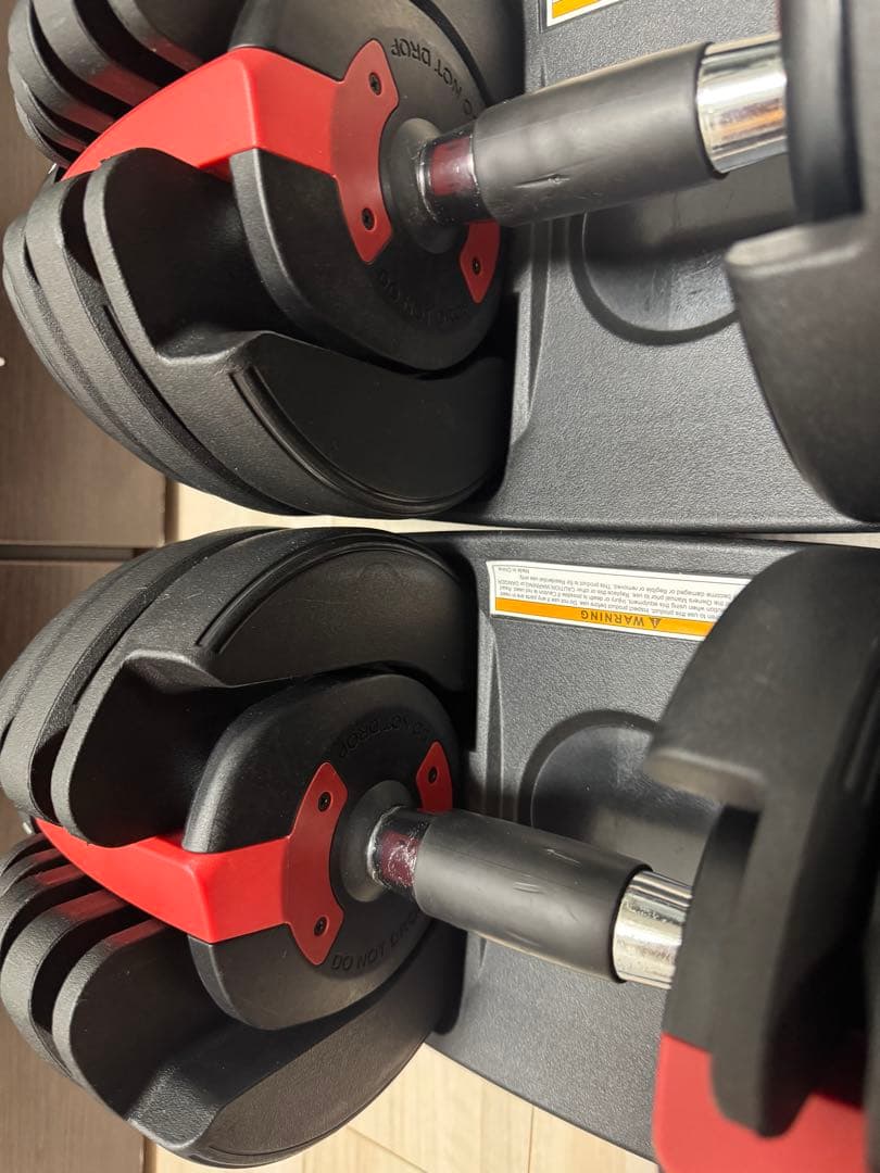 2つセット　可変式ダンベル ダイヤル調整2.5Kg〜24Kg