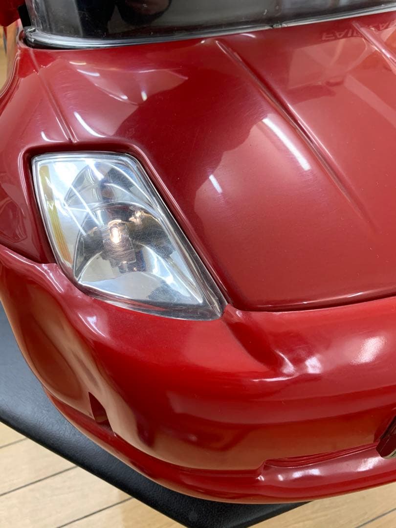 理容イス　美容イス　キッズチェアー　フェアレディZ赤