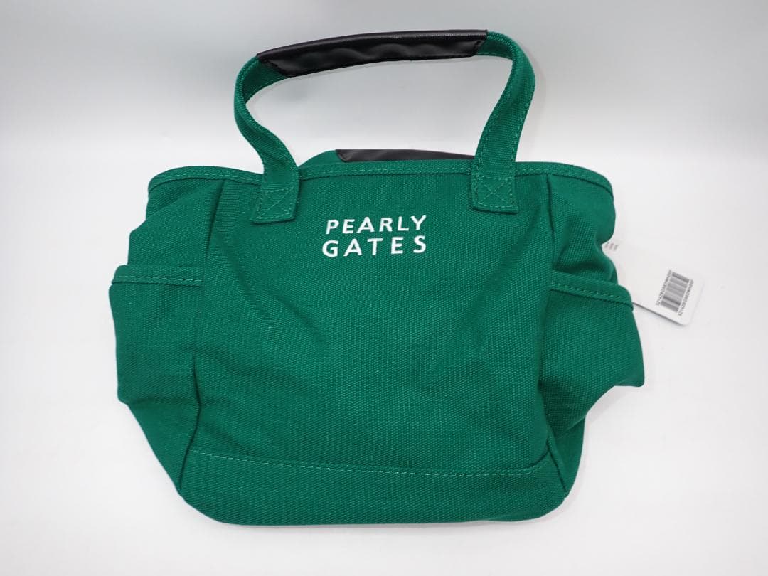 PG ハンドバッグ　ラウンドバッグ　緑　ゴルフバッグ　パーリーゲイツ