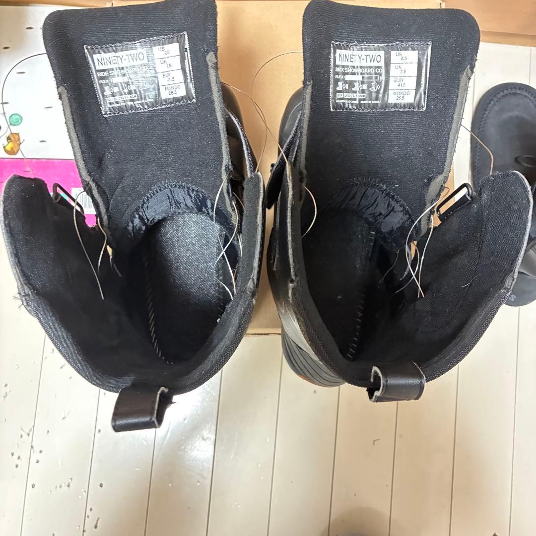 RIDE the 92 26.5cm スノーボードブーツ 2 boa カービング