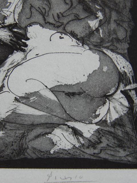 PABLO PICASSO【Faune devoilant une Femme】