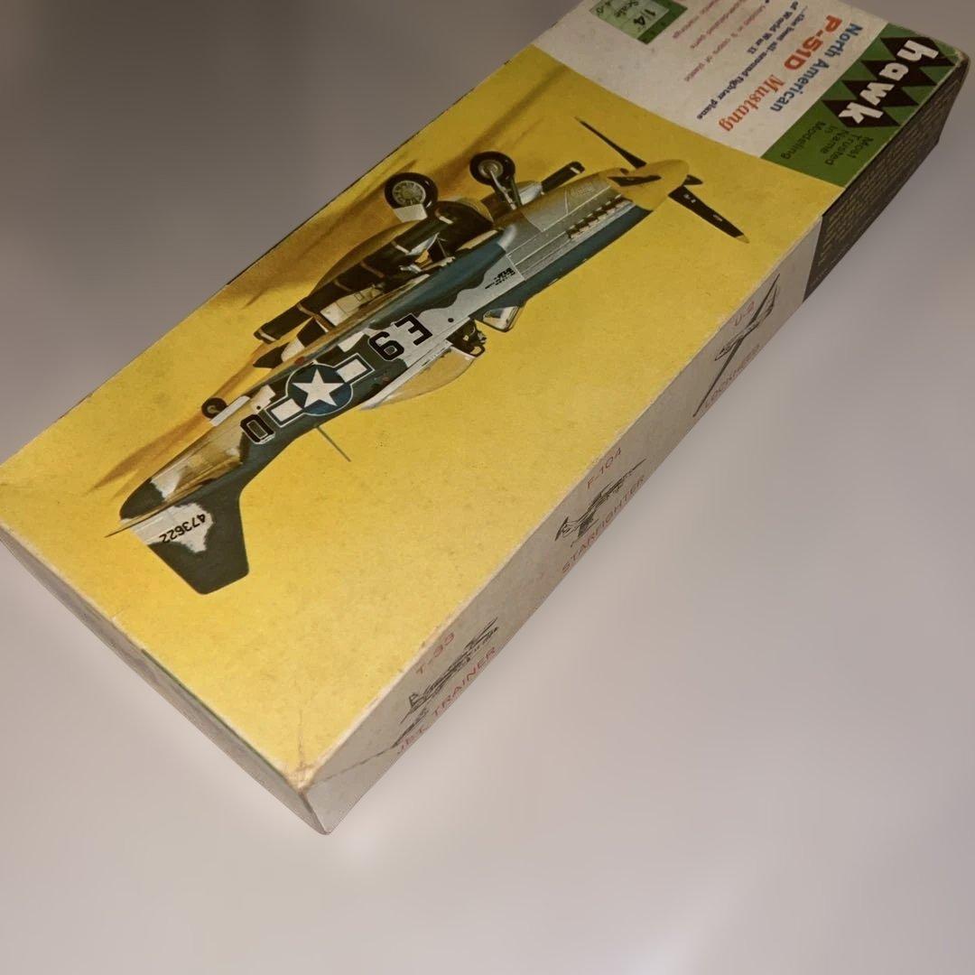 超希少 1962年製 ホーク製 1/48 P-51D ムスタング プラモデル