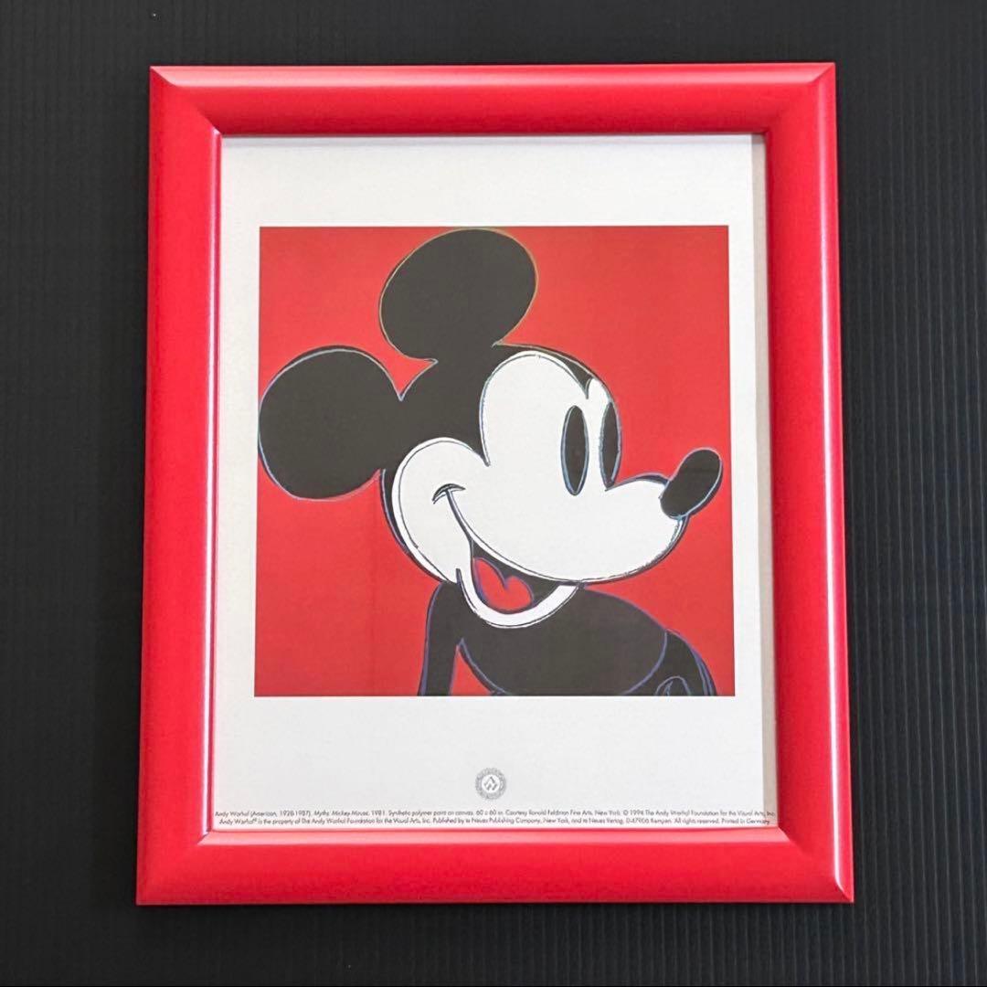 アンディウォーホル　ミッキー　ディズニー　入手困難　廃盤　美品