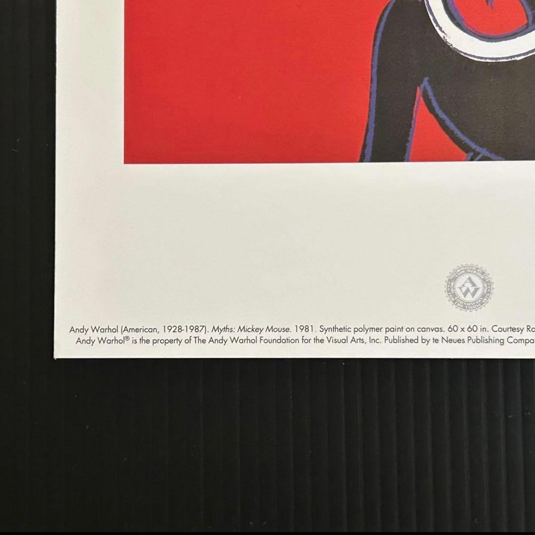 アンディウォーホル　ミッキー　ディズニー　入手困難　廃盤　美品