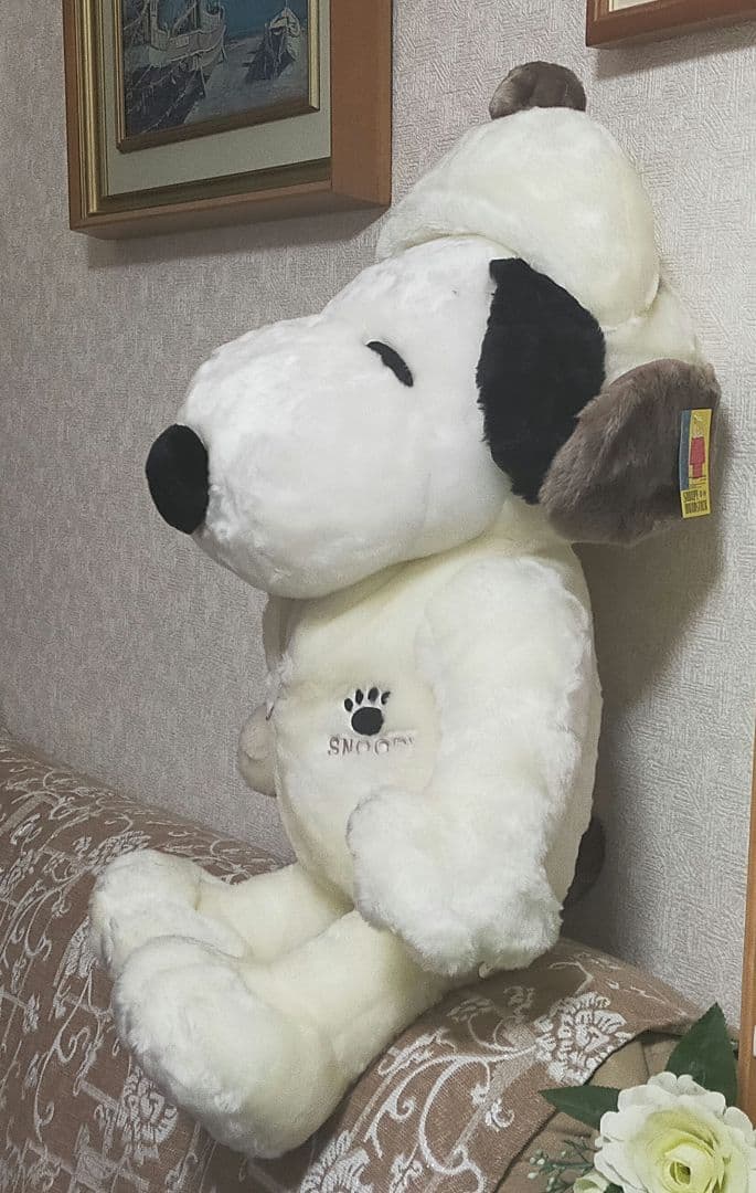 BIGサイズ★スヌーピーぬいぐるみ パーカー着用 特大 ©️UFS