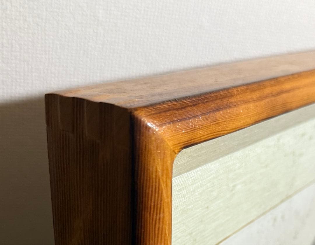 肉筆風景　四季山水【無三】直筆印あり