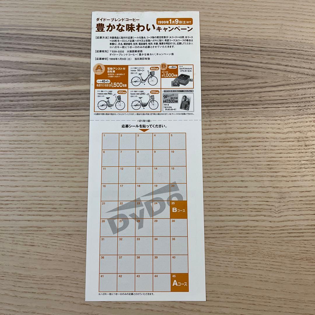 ダイオートブレンドコーヒー ポストカード