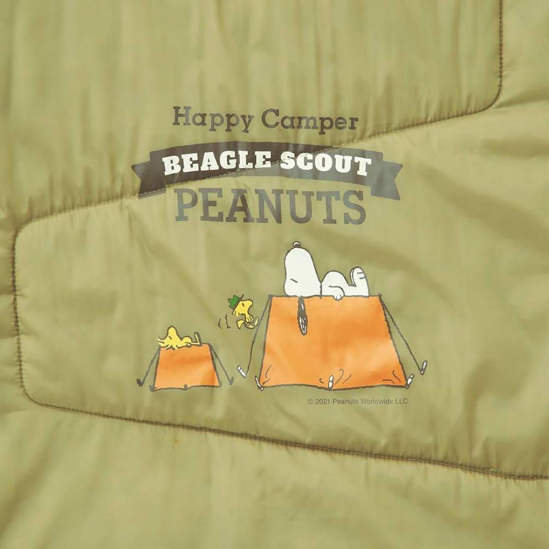 ロゴス(LOGOS) SNOOPY クッションシュラフ グリーン