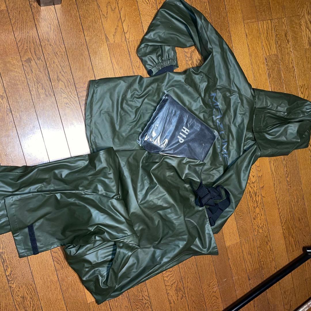 mazume（マズメまづめ）レインスーツ MZRS-774 アーミーグリーンL