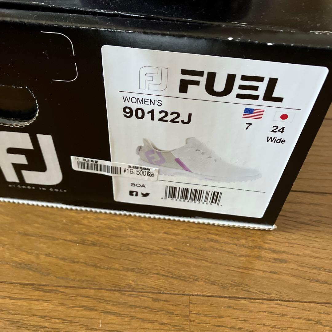 FOOTJOY ゴルフシューズ 女性用 ホワイト/パープル