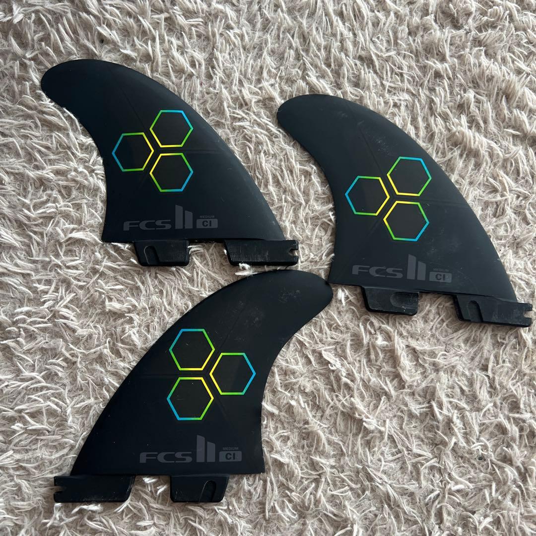 FCS II CI サーフボードフィン 3枚セットMサイズ