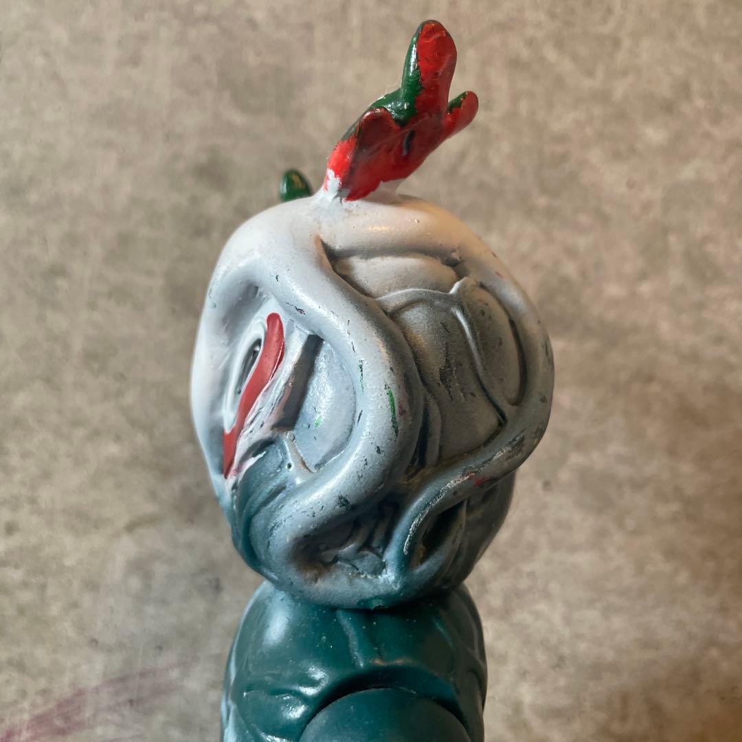 週末削除旧バンダイ当時物仮面ライダー怪人トリカブトソフビ落書きなし