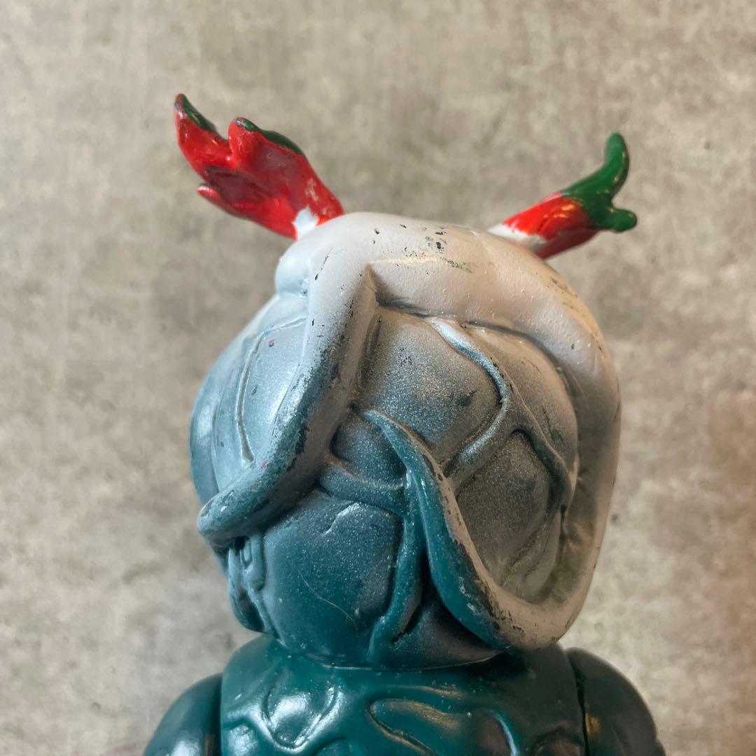 週末削除旧バンダイ当時物仮面ライダー怪人トリカブトソフビ落書きなし