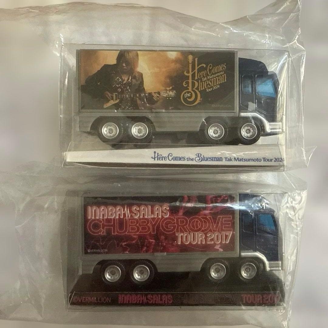 B'z 松本孝弘　稲葉浩志　ツアートラック２台