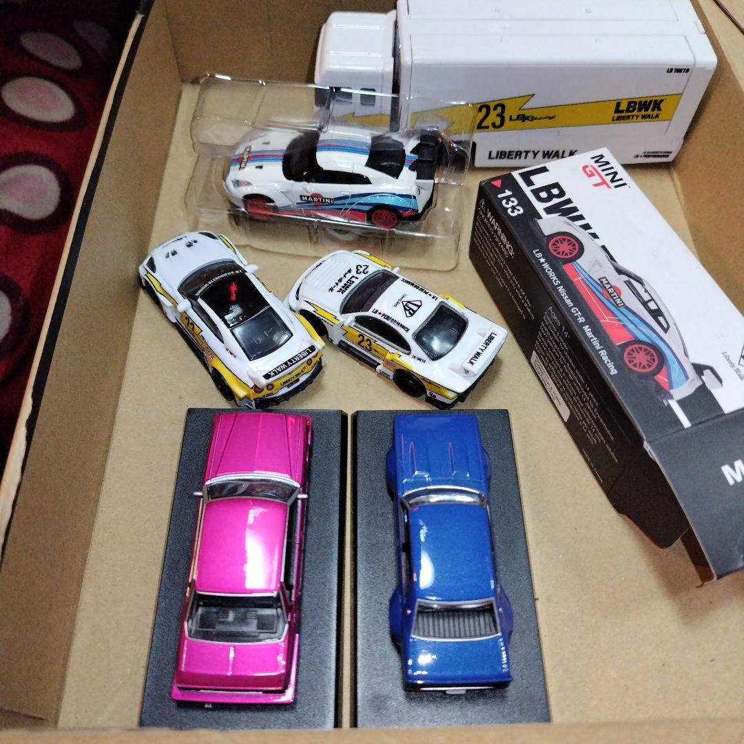 ＳＫさん専用★商品Ｎｏ.３７３０★ＬＢＷＫ他・日産車の詰め合わせ７台セット☆