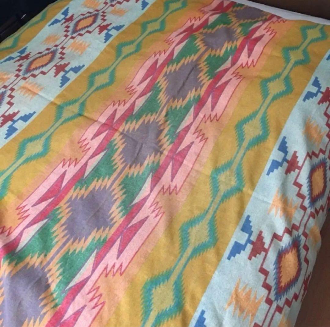 超希少PENDLETON 216×220ネイティブ　ブランケット　ペンドルトン