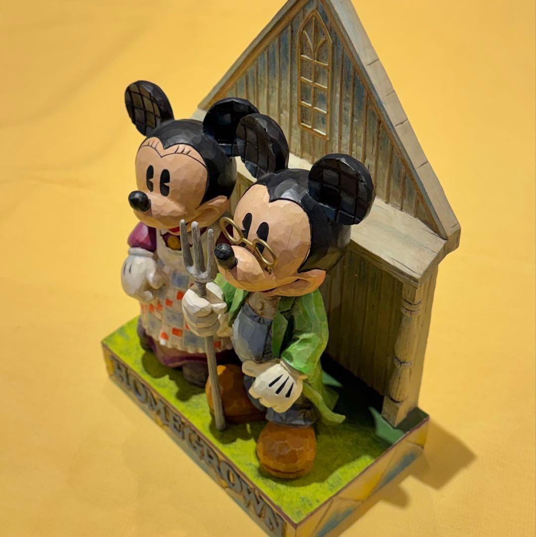 ディズニー ショーケースコレクション ミッキー ミニー　置物