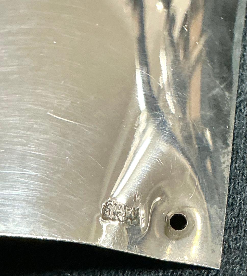 純銀製トロフィー&プレート275g 台座なし