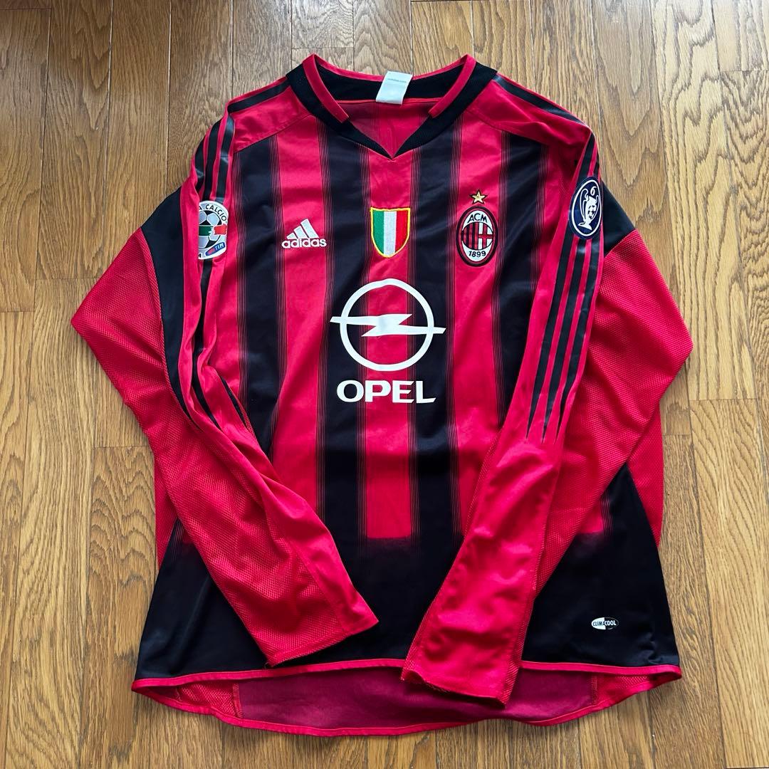 ACミラン カカ 長袖ユニフォーム 04/05 サッカーユニフォーム