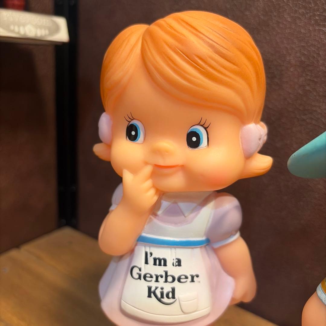 ビンテージ　ガーバーキッドドールガール&ボーイ アドバタイジングフィギュアセット