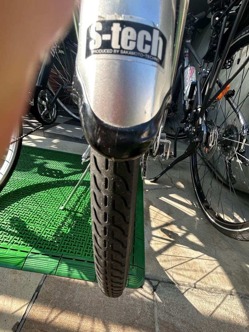 シティバイク アルミ製 前バスケット付き　27インチ　美品