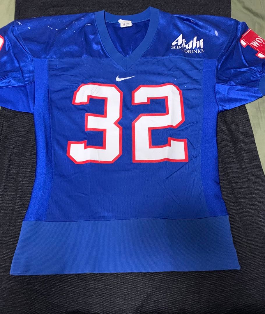 アメフト　試合用ユニフォーム　アサヒ飲料チャレンジャーズ