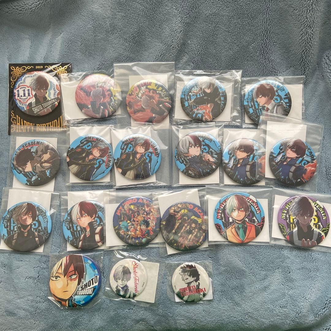 僕のヒーローアカデミア　ヒロアカ　轟焦凍　缶バッジ　原作　オールスター