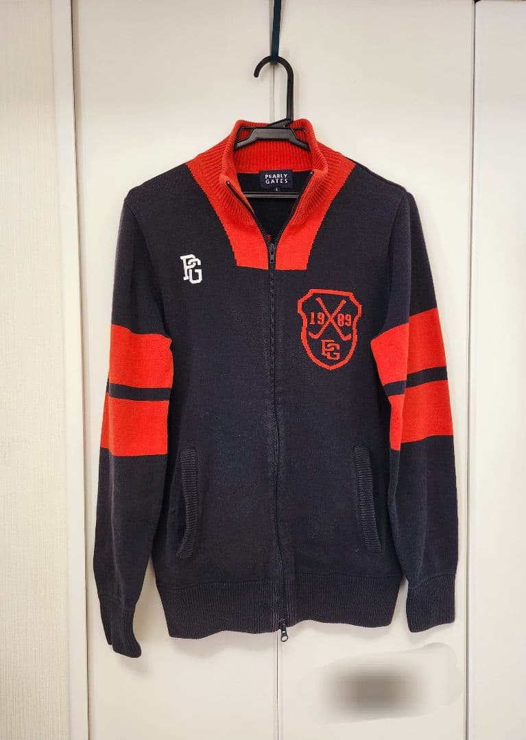 パーリーゲイツ ニット お洒落 フルジップ 人気モデル 素敵 美品 貴重