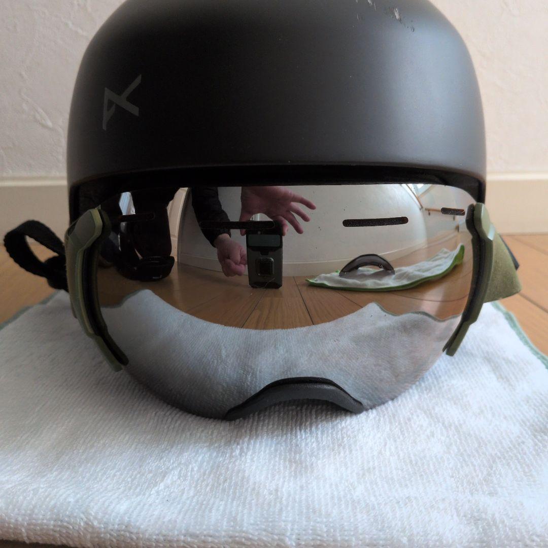 スノボ（ヘルメット、ゴーグル）セット