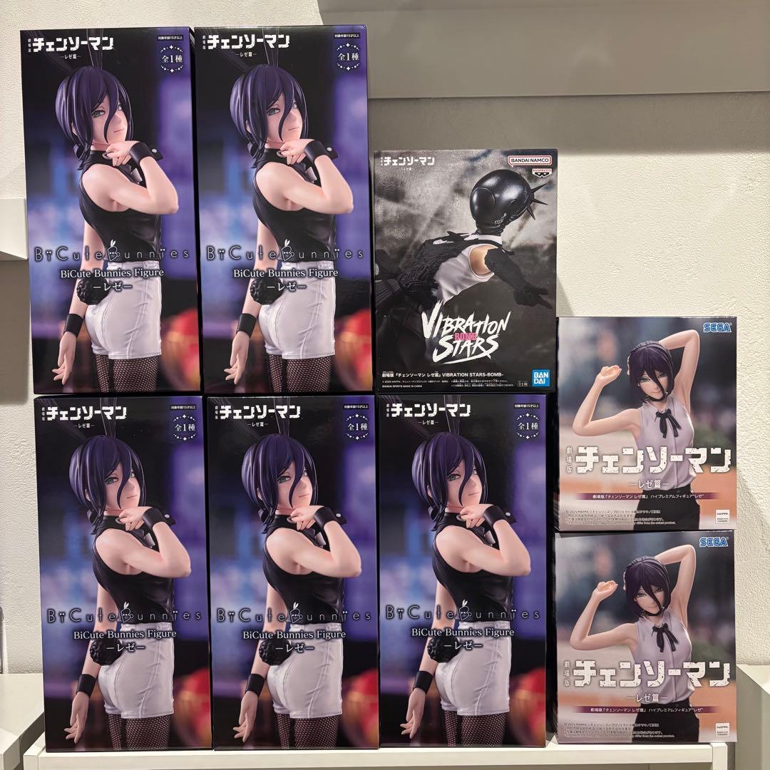 チェンソーマン レゼ BOMB フィギュア 8点セット