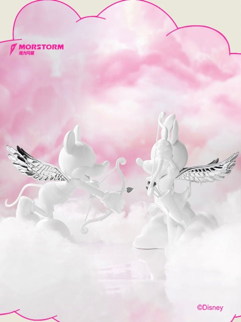 ミニーマウス　エンジェル　天使　ディズニー　スタチュー　おもちゃ　フィギュア