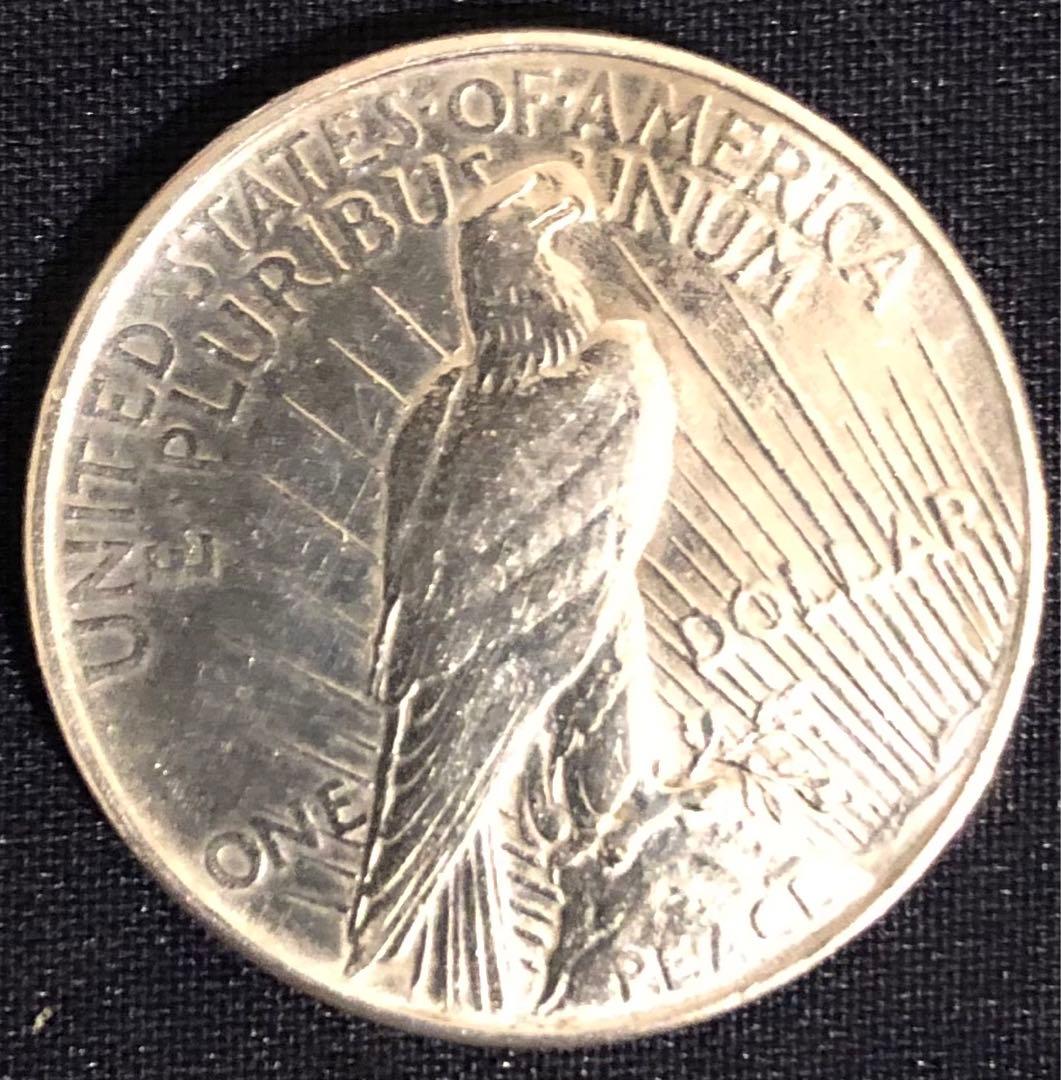 アメリカ　銀貨　1922年 平和の女神像 1ドル　カプセル入り