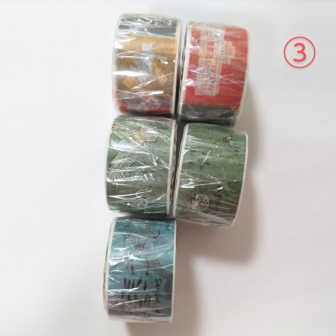 限定マスキングテープセット　ナガサワ文具センター　美術館　博物館　限定柄35本