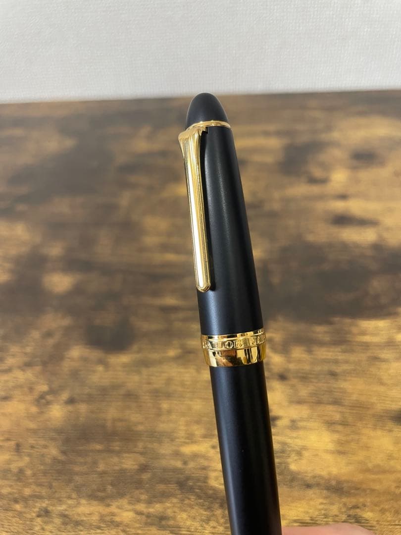 未使用に近い　梨地　21k 字幅M セーラー　万年筆