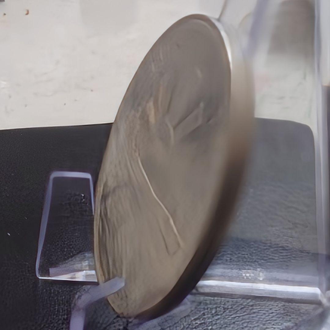 1973年 イラク銀貨 1ディナール 石油国有化記念銀貨 タンカー 大型銀貨