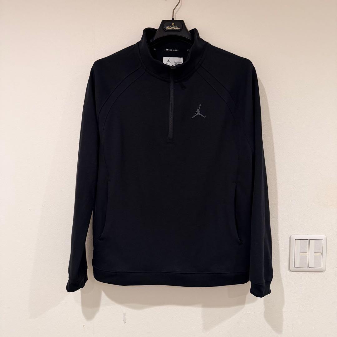 Jordan ゴルフ ハーフジップ トップ黒 FB7564-010