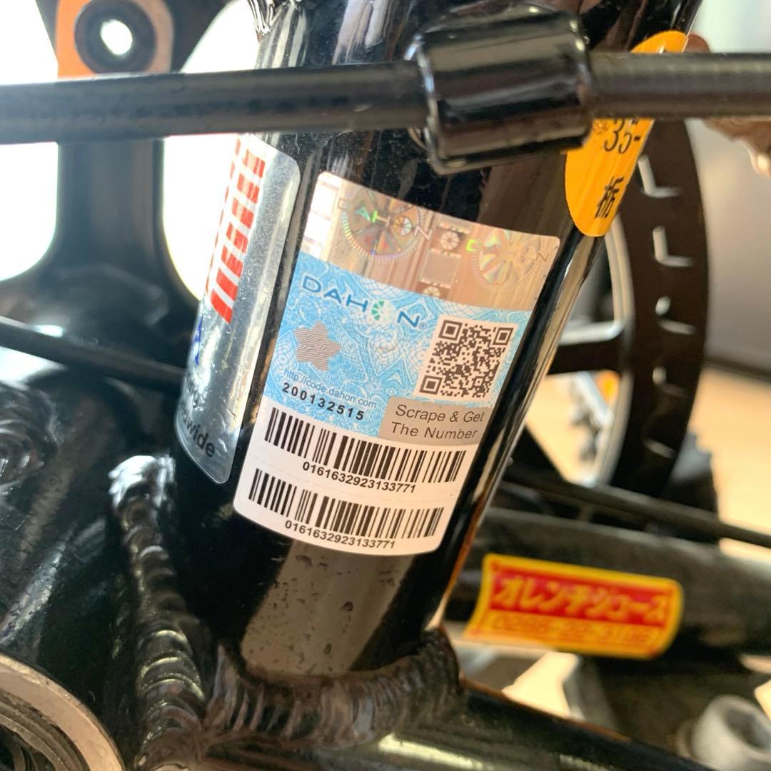 【最終価格】ダホンK3 シルバー 折りたたみ軽量自転車