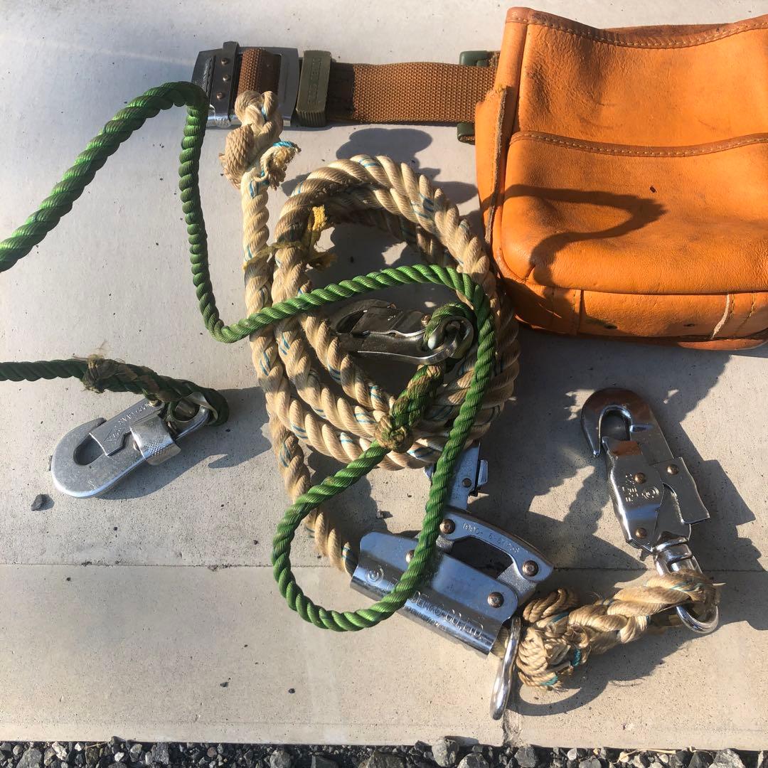 腰道具　一式　ドライバー　電工ナイフ　レンチ付き