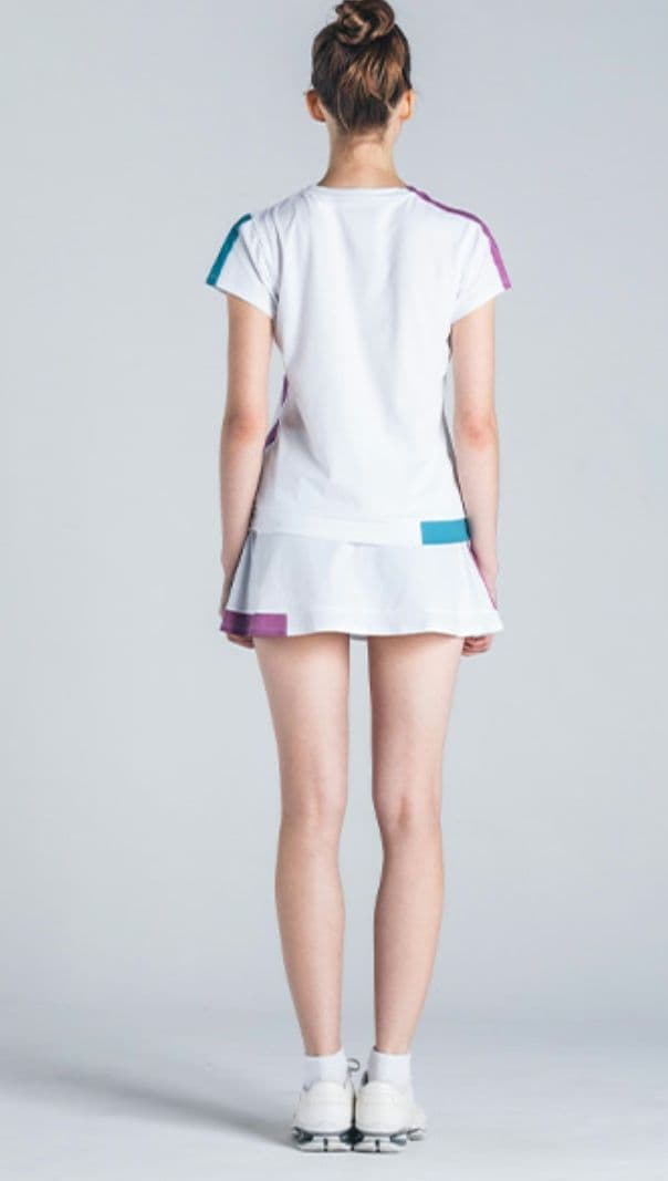 Admiral テニス Tシャツ カラーアソートブロッキング L