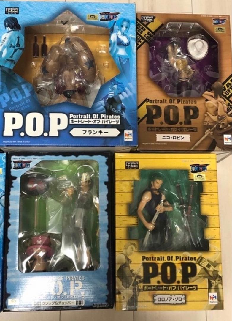 ワンピース P.O.P 麦わら海賊団 初期Ver 8体セット