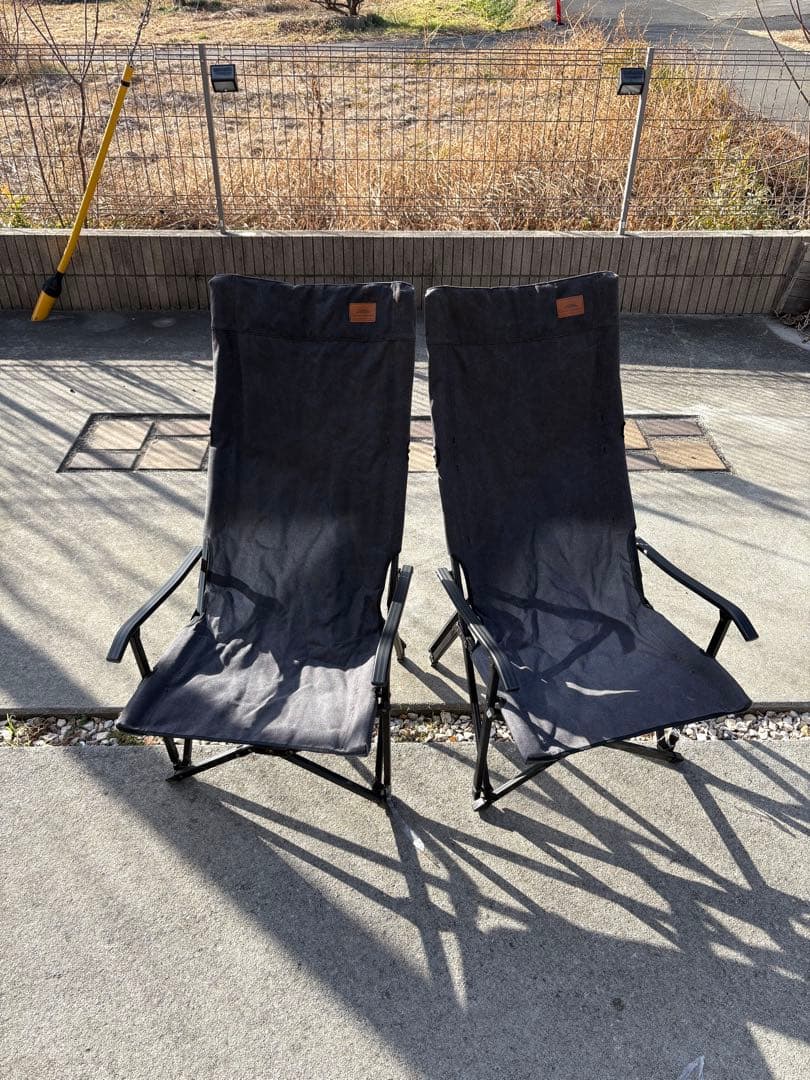 CAMPING MOON ハイバックチェア 2脚セット