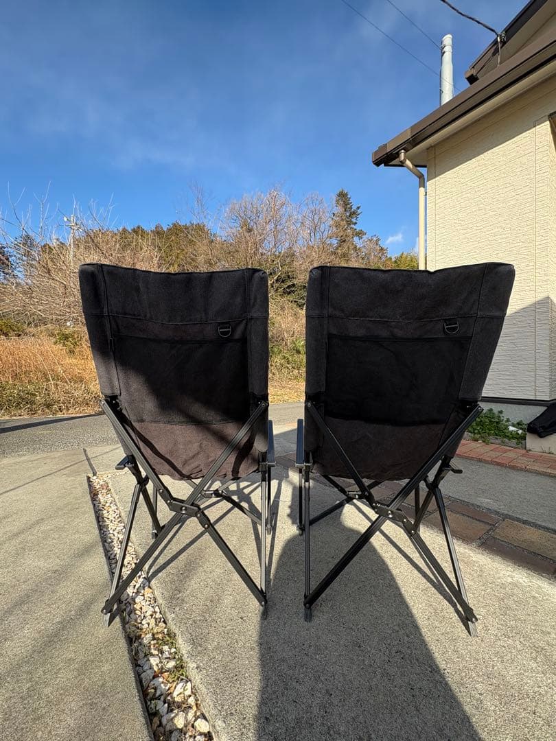 CAMPING MOON ハイバックチェア 2脚セット