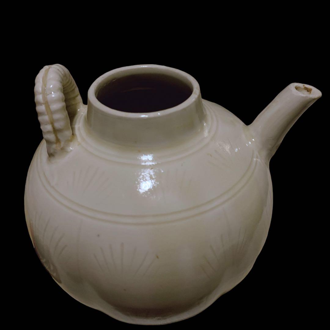 白磁　急須　宗時代　定州　骨董品　アンティーク　茶道具　中国美術