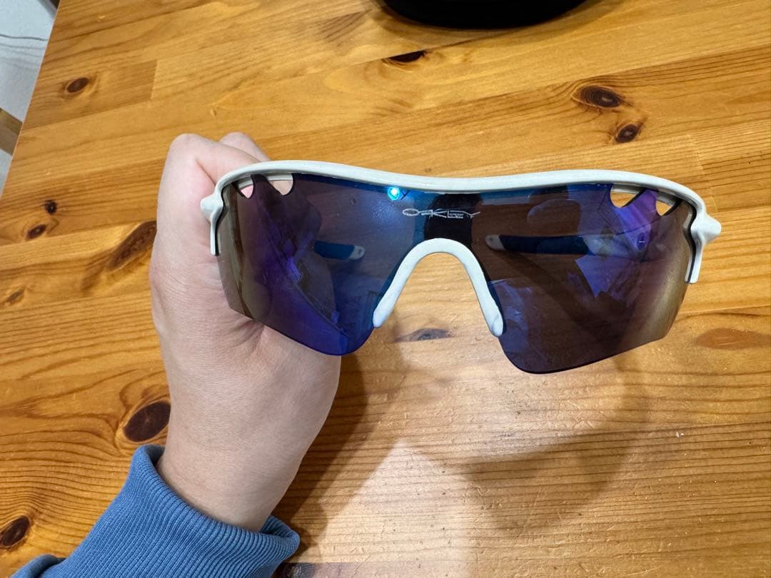 Oakley Radar EV Path サングラス ホワイト/ブルー