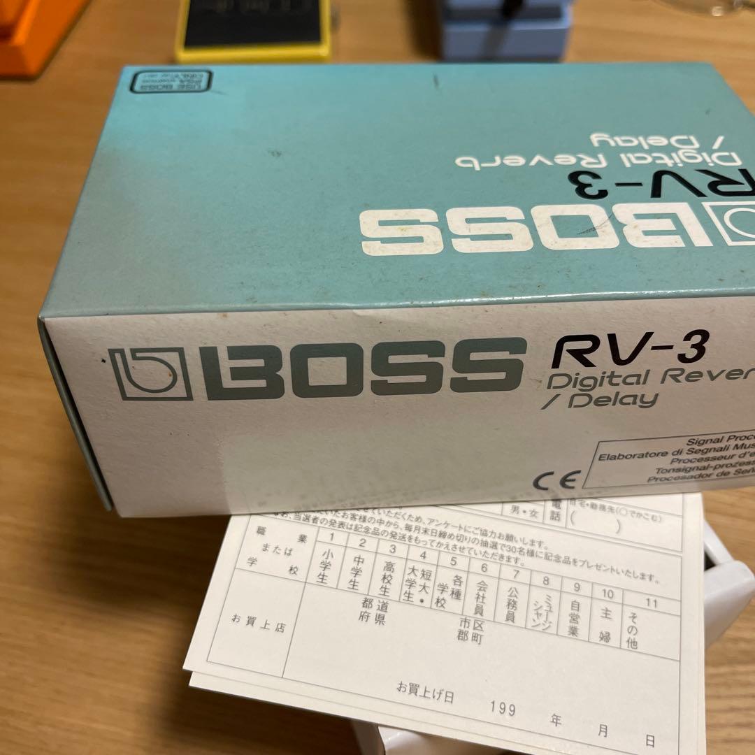 BOSS RV-3 デジタルリバーブ/ディレイ 動作確認済み 美品 生産終了 箱